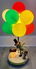 Vtg The Dolly Toy Co  Clown   Dog Lamp With Nightlight Balloon Vendor Works