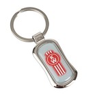 Kenworth Motors Trucks Chrome Key Chain Novelty Key Tag 