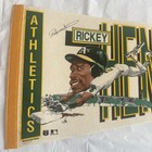 Vintage Rickey Henderson  24 Oakland Athletics Mlb Baseball Full Size Pennant