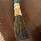 Vintage Chinese  Calligraphy Brush Carved Handle Horse Hair 15 