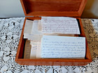 40 Handwritten 1960s Military Letters To My Dear Wife Stored In Wooden Box