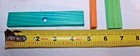 25 Large Wood Blocks Bird Toy Parts 4-1 2  X 1  X 1 4  Colored Parrot 5 16  Hole