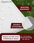 Weather Resistant Cornhole Bean Bags Set Of 8 - Regulation Size   Weight - 4 Red