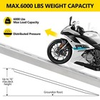 2 Pack 6000lbs 60 x12  Aluminum Trailer Ramps Loading Ramps For Car  Atv   Truck