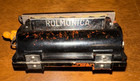 1920s Rolmonica Harmonica Marbled Bakelite Antique Musical Instrument   3 Rolls