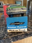 Vintage Japan Tin Chevrolet Pick Up Truck New In Box  Friction  20510  8 