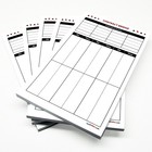 Contract Bridge Score Pads  5 Pads  50 Sheets Each  Enjoy The Original  White 