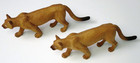 Mountain Lion Cougar Puma Wildlife One Pair Two 6 0  Animal Figurines Mojo 2012