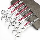 Barber Hair Scissors  Professional Haircut Cutting Scissors shears Set- 6   M   
