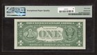 1957b  1 Silver Certificate Fr  1621  va Block  - Pmg 68 Epq