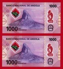 Angola 1000 Kwanzas 2023 Unc Polymer Sign  Ant  nio Dias Last  e  Prefix  p-162b 