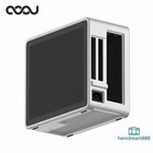 Cooj Mq5 Itx 5 6l Pc Case 8mm Computer Mini Case Anode Surface Aluminum Alloy 