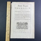 Laws On Pirates Of The Sea And Piracy Antique C1745 Document Thomas Baskett