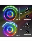 Led Flying Disc Glow In The Dark Flying Disk Super Bright Frisbee Disc 175g