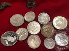 58 Silver Coins World Coin Lot