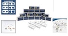2400 Pcs 2x2 Coin Flips   Cardboard Holders In 6 Sizes For Collectors
