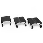 Set Of 3 Dolly Storage Dollies Mover Snow Mobile 1500 Lbs Snowmobile Roller