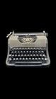 Vintage 1949 Underwood Leader Portable Typewriter     