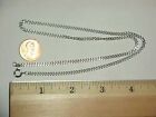 3 Pieces Vintage Stainless Steel Silver Curb Chain 18 Inch Necklaces L388