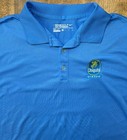 Nike Golf Tour Performance Dri-fit Polo Shirt Mens Xl Blue Chiquita Classic Golf