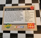         dale Earnhardt   Davey Allison Autographed Nascar Card