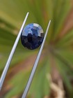 5 34ct Certified Natural Blue Sapphire Oval Cut Loose Neelam Gem For Gift