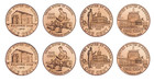 Complete Set Lincoln Bicentennial 2009 Cent Penny P   D From Mint Rolls 8 Coins