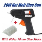 20w Hot Melt Glue Gun With 7mm Glue Stick Mini Electric Heat Repair Tools Diy