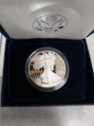 2010 W Us Mint American Eagle One Ounce Silver Proof Coin Coa   Box