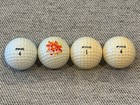 Rare   Vintage - Four Ping Karsten Golf Balls