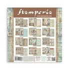 Stamperia Symphony 8x8 Paper Pad 10 Sheets Art Journal Mixed Media Sbbs144