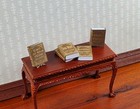 Dollhouse Miniature Books Set Of 5 Jack London Set 1 12 Scale  blank Inside 
