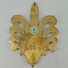 Vintage Solid Brass Rococo Baroque French Style Applique Ornamental Decor