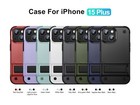 For Iphone 16 15pro Max 14 13 12 11 X 7 8 Plus Phone Case Shockproof Stand Cover