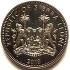 Sierra Leone 1 Dollar 2019 Big Five Series - Rhino copper-nickel