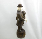 Antique Black Forest Carved Wood Figurine Musician Orchestra German Or Austrian