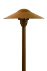 Landscape Low Voltage Lighting - Mushroom Path Light In Rust Finish 6