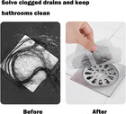 100pcs Disposable Drain Hair Catcher Shower Drain Cover Hair Catcher shower Drai