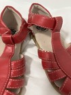 Livie   Luca Red Sandals Girls 12 T Strap Fisherman Style Discontinued