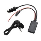 Bluetooth Adapter Audio Music Aux Cable  Microphone For Kenwood 13 Pin Cd Stereo