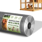 48  X 100  Hardware Cloth Chicken Wire Fencing  19g Galvanized Metal Mesh Roll 