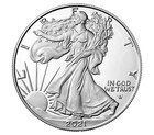 2021-w Proof  1 American Silver Eagle Us Mint Box  Coin Case  Ogp   Coa  d7 