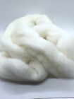 1 Lb Pound Natural White Wool Roving Top  Roving  Wool Top  Spin Fiber  Wool 