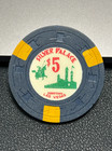  sharp   5 Silver Palace Casino Chip Poker Chip Las Vegas Nevada Gambling Token