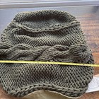 Pottery Barn Colossal Pouf Nwt Cover Only  No Insert  20  Tall 18  Diam Olive