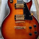 Custom Vintage Amber Burst Solid Elictric Guitar Humbucker Pickups Mahogany Body
