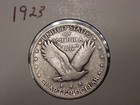 1923 Standing Liberty Quarter F   Vf Partial Date Original Coin Ships Free