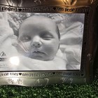 Malden Baby Picture Frame Silver Pewter Tone 4x6 Photo 10 Little Fingers   Toes