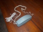 Vintage At t 210 Trimline Corded Telephone Blue Retro Wall Table Landline