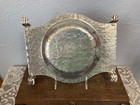 Vintage  hand Wrought Creations By Rodney Kent   440 Tray   Hammered Aluminum